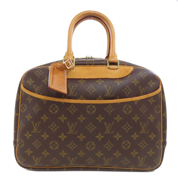 LOUIS VUITTON Brown Monogram Canvas Deauville Boston Bag - Picture 11 of 11